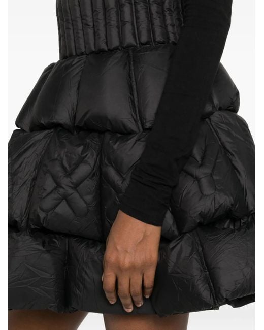 RAXXY Black Gesteppter Minirock