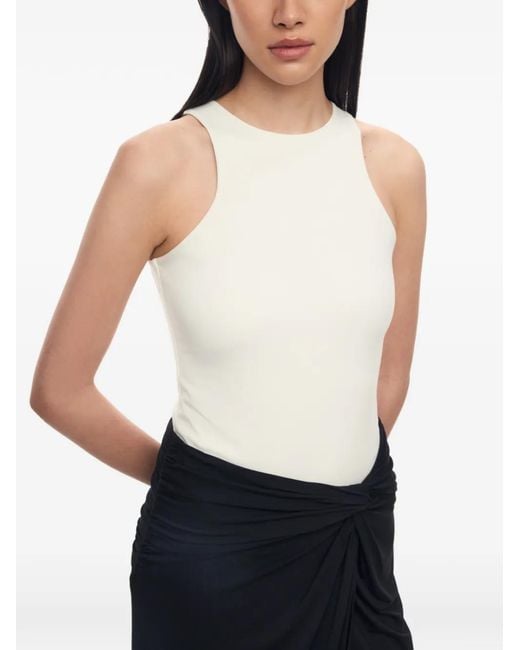 12 STOREEZ Black Sleeveless Bodysuit