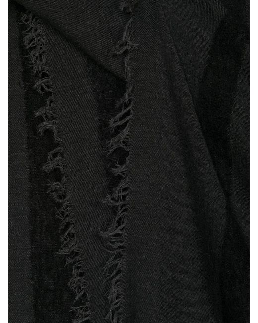 Forme D'expression Black Musa Striped Scarf