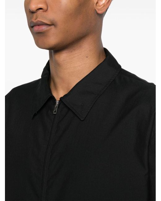 Veste à fermeture zippée Lemaire pour homme en coloris Black