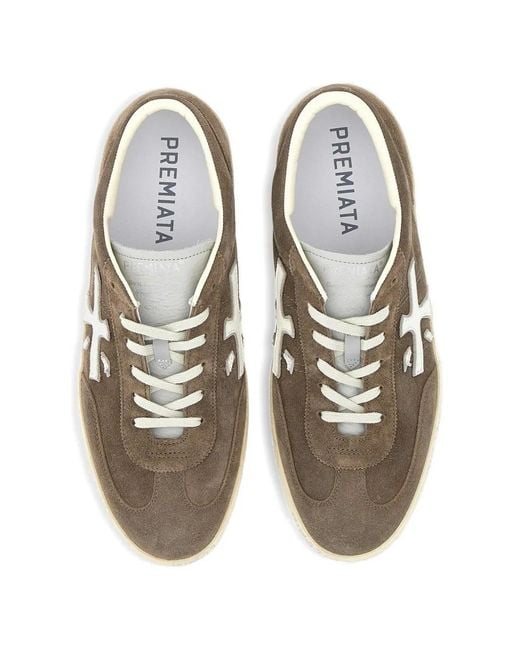 Premiata Brown David 8094 Sneakers for men
