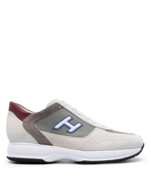 Hogan White Interactive Lace-up Sneakers for men