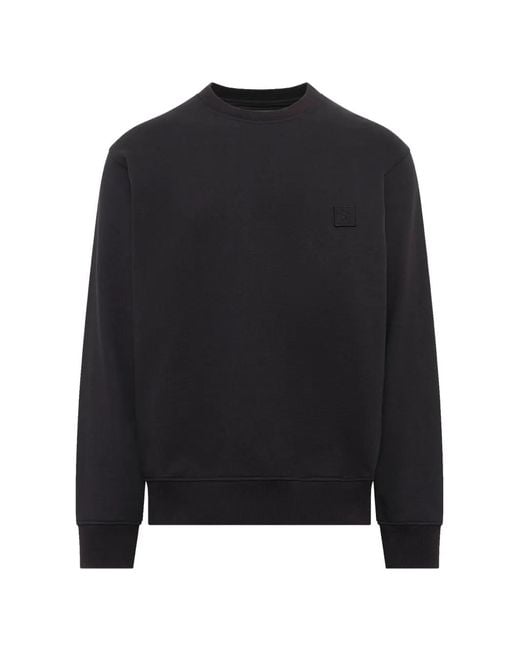 Wooyoungmi Black Logo-Print Long-Sleeve Sweatshirt for men