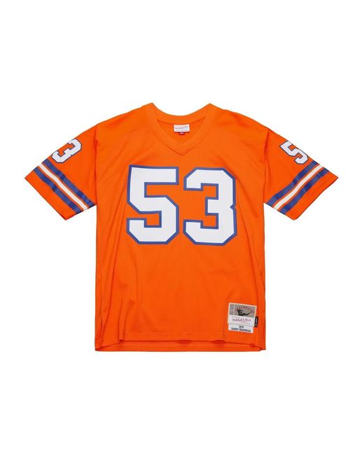 Mitchell & Ness Orange X Nfl Denver Broncos 1978 Randy Gradishar T-Shirt for men
