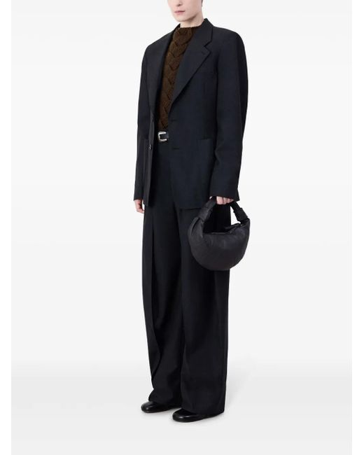 Lemaire Black Mini Fortune Croissant Tote Bag