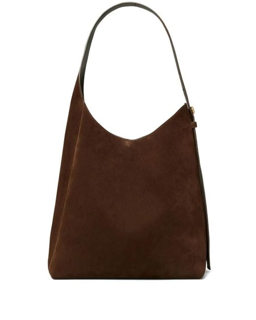 Tory Burch Brown Dark Suede Shoulder Bag