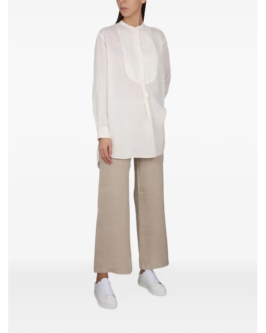 Aspesi White Buttoned Blouse
