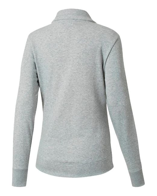 PUMA Gray Sweat Reflection À Fermeture Zippée