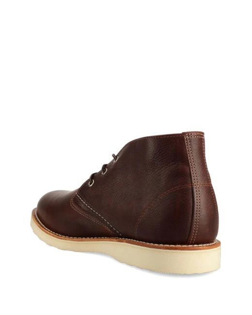 Red Wing Brown Leather Boots for men