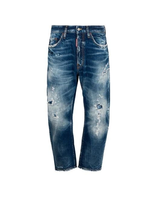 DSquared² Blue Brando Classic Bro Jeans for men