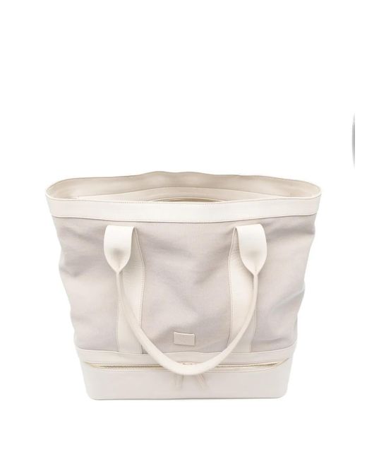 Eleventy White Zip Tote Bag for men