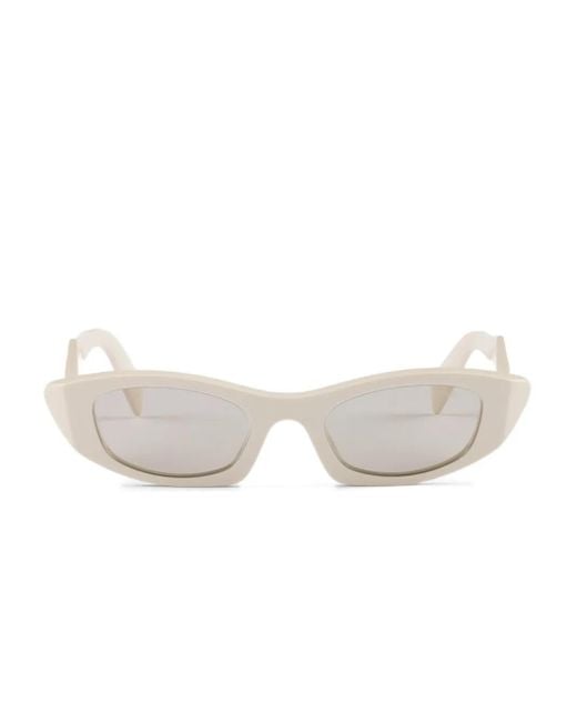 Prada White Symbole Sunglasses