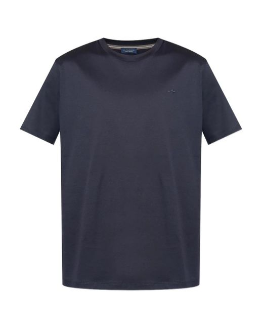 Paul & Shark T-Shirt mit Logo-Stickerei in Blue für Herren