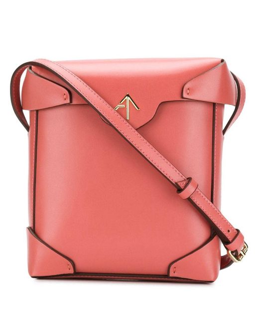 MANU Atelier Pink Mini Pristine Crossbody Bag