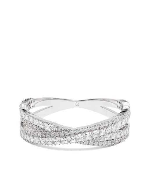 Swarovski White Hyperbola Cuff Bracelet