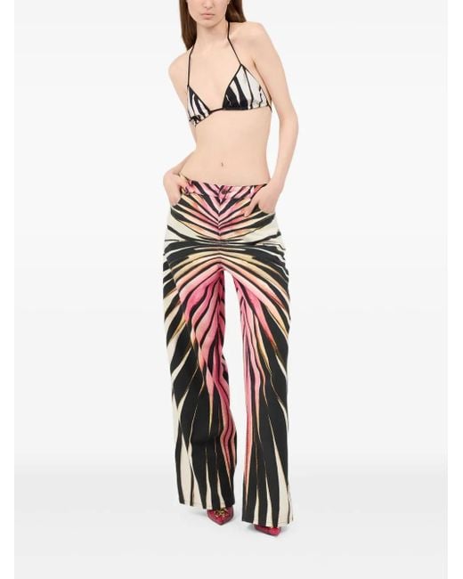 Roberto Cavalli Broek Met Print in het White