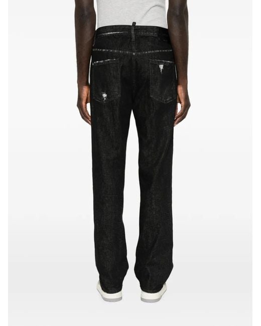DSquared² Jeans Met Logopatch in het Black voor heren