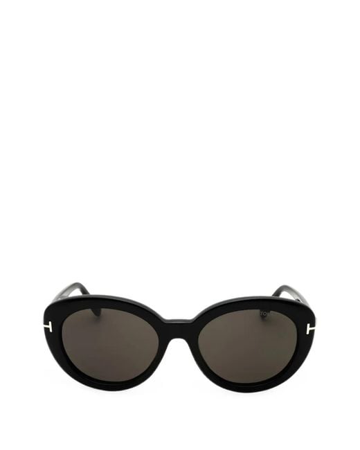 Tom Ford Black Cat-Eye Sunglasses