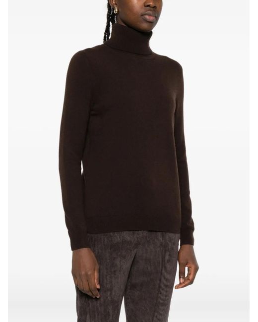 Bompard Black Roll-Neck Sweater