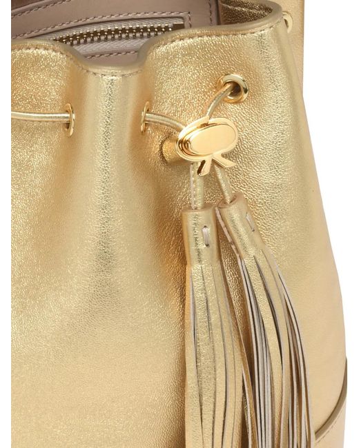 Gianvito Rossi Metallic Sienna Bucket Bag