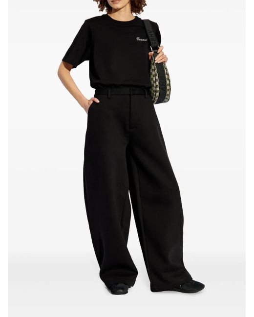 DSquared² Black Icon-Print Trousers