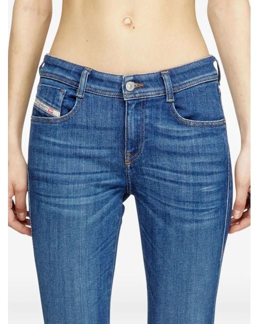 DIESEL Blue Bootcut 1969 D-Ebbey Jeans