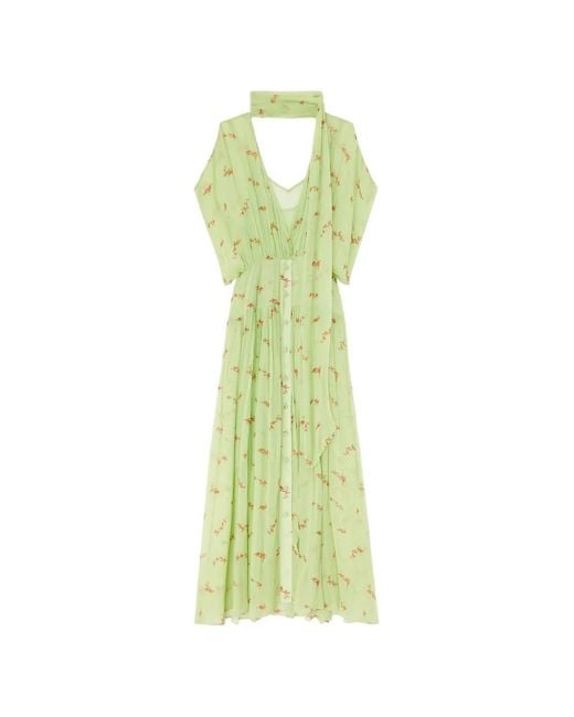 Ganni Green Dress