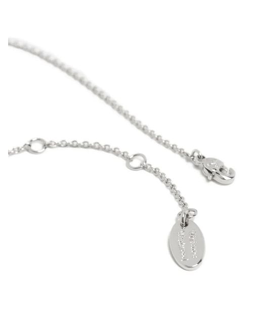 Vivienne Westwood White Feodora Orb Pearl Necklace