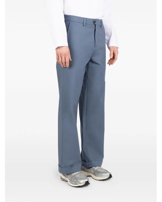 Societe Anonyme Blue Pantalon Elastic Perfetto