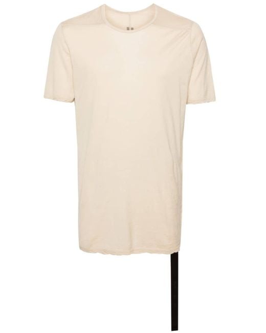 Rick Owens Level T-Shirt aus Bio-Baumwolle in Natural für Herren