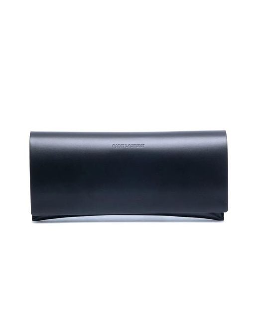 Saint Laurent Black Cat-Eye Tinted Sunglasses