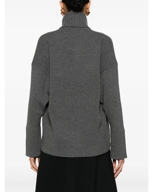 Pull En Cachemire Mélangé À Col Roulé Proenza Schouler en coloris Black