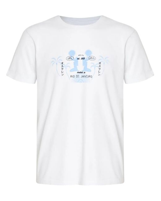 Osklen White Stone Tropical T-Shirt for men