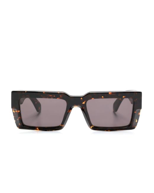 Off-White c/o Virgil Abloh Gray Moberly Rectangle-frame Sunglasses