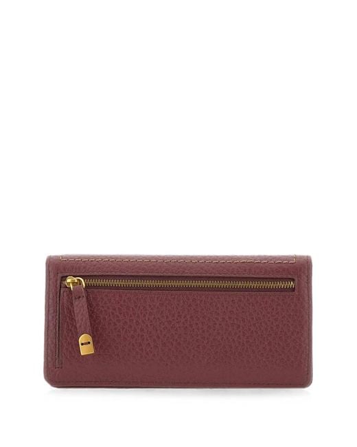 Gianni Chiarini Purple Bubble Grain-Leather Wallet