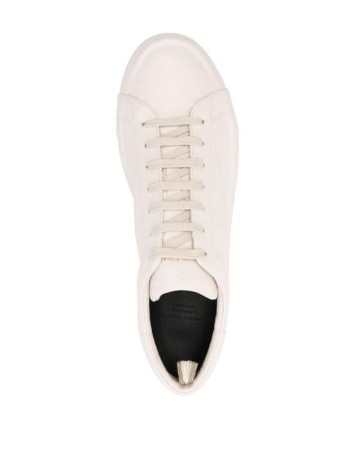 Officine Creative White Logo-print Leather Sneakers for men