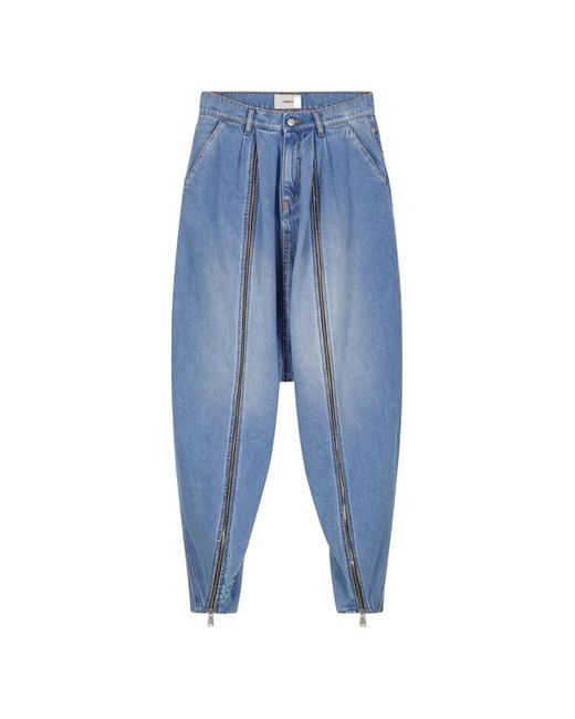 Coperni Blue Sarouel Wide-Leg Jeans