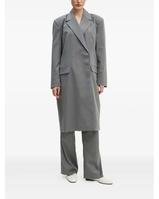 Day Birger et Mikkelsen Gray Single-Breasted Coat