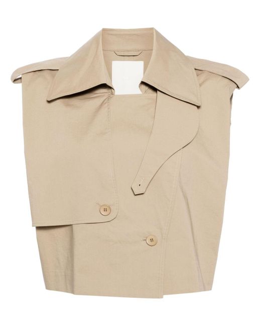 JNBY Natural Double-breasted Trench Vest