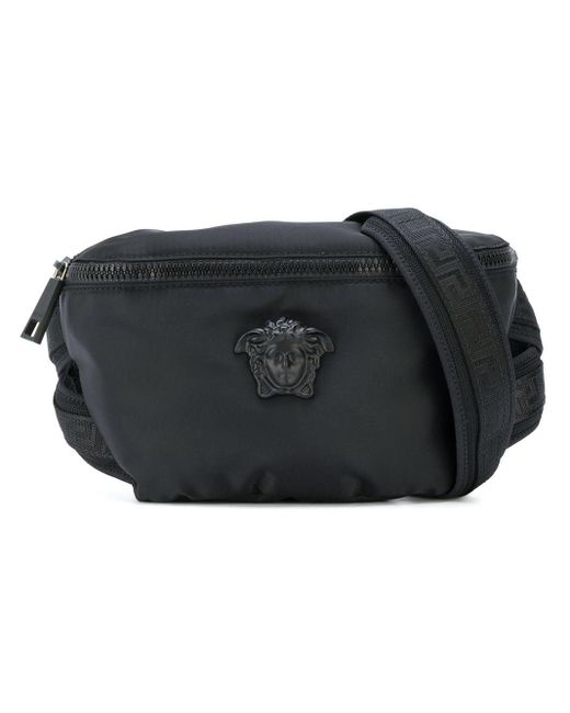 Versace Black Medusa Palazzo Belt Bag for men