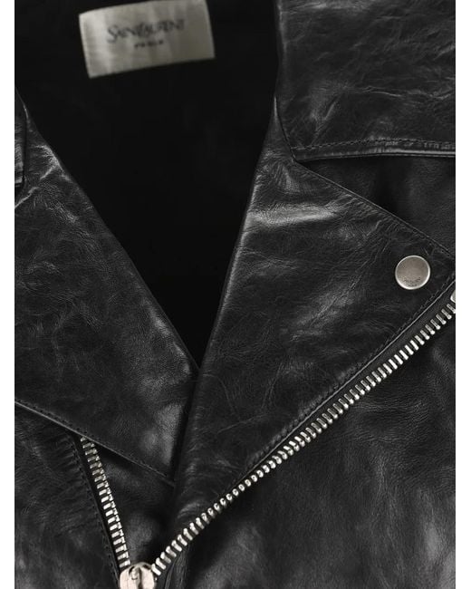Saint Laurent Black Waistcoats