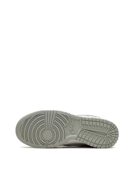 Nike White Dunk Low "Corduroy" Sneakers