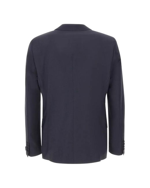 DIGEL Blue Ragg Double-Breasted Blazer for men