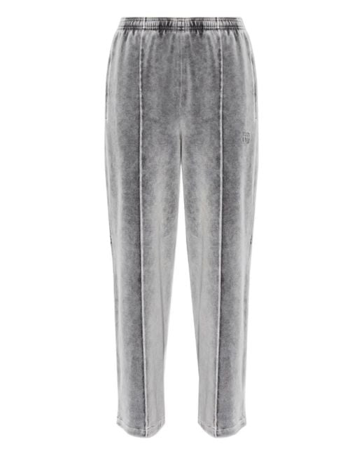 Alexander Wang Gray Mid Rise Articulated Leg Pant