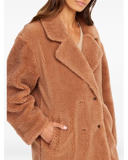 The Upside Brown Gracie Double-Breasted Coat