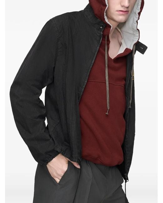 Maison Margiela Black Zip-Up Jacket for men