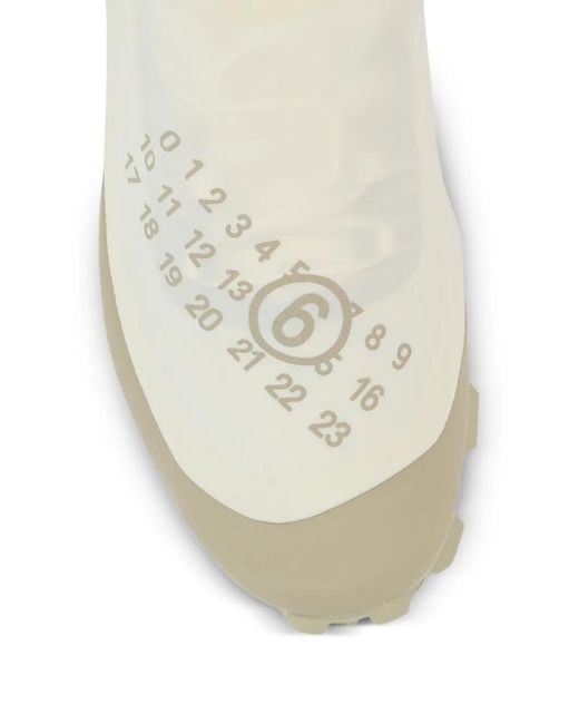 MM6 by Maison Margiela White X Salomon Cross Dust Logo-Print Sneakers for men