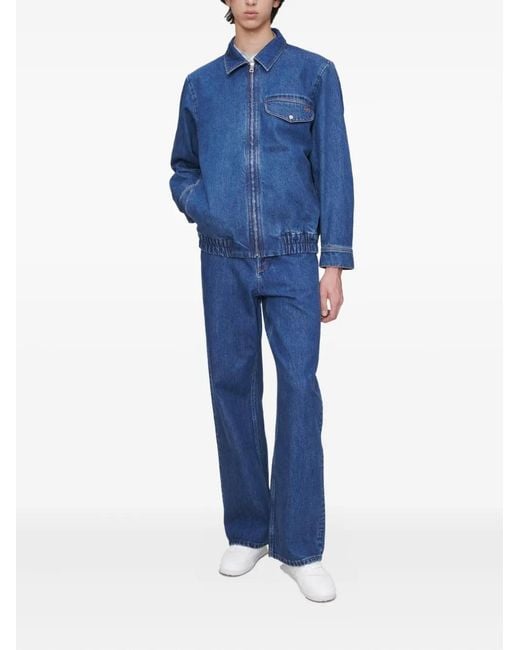 A.P.C. Blue Denim Jacket for men