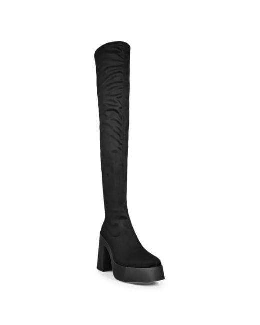Altercore Black Daphne Platform Boots