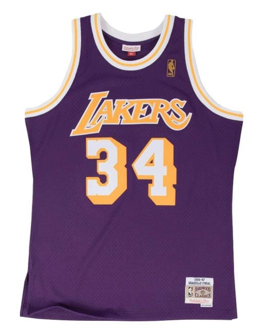 Débardeur Shaquille O'Neal Nba Los Angeles Lakers 1996 Road Swingman Mitchell & Ness pour homme en coloris Purple